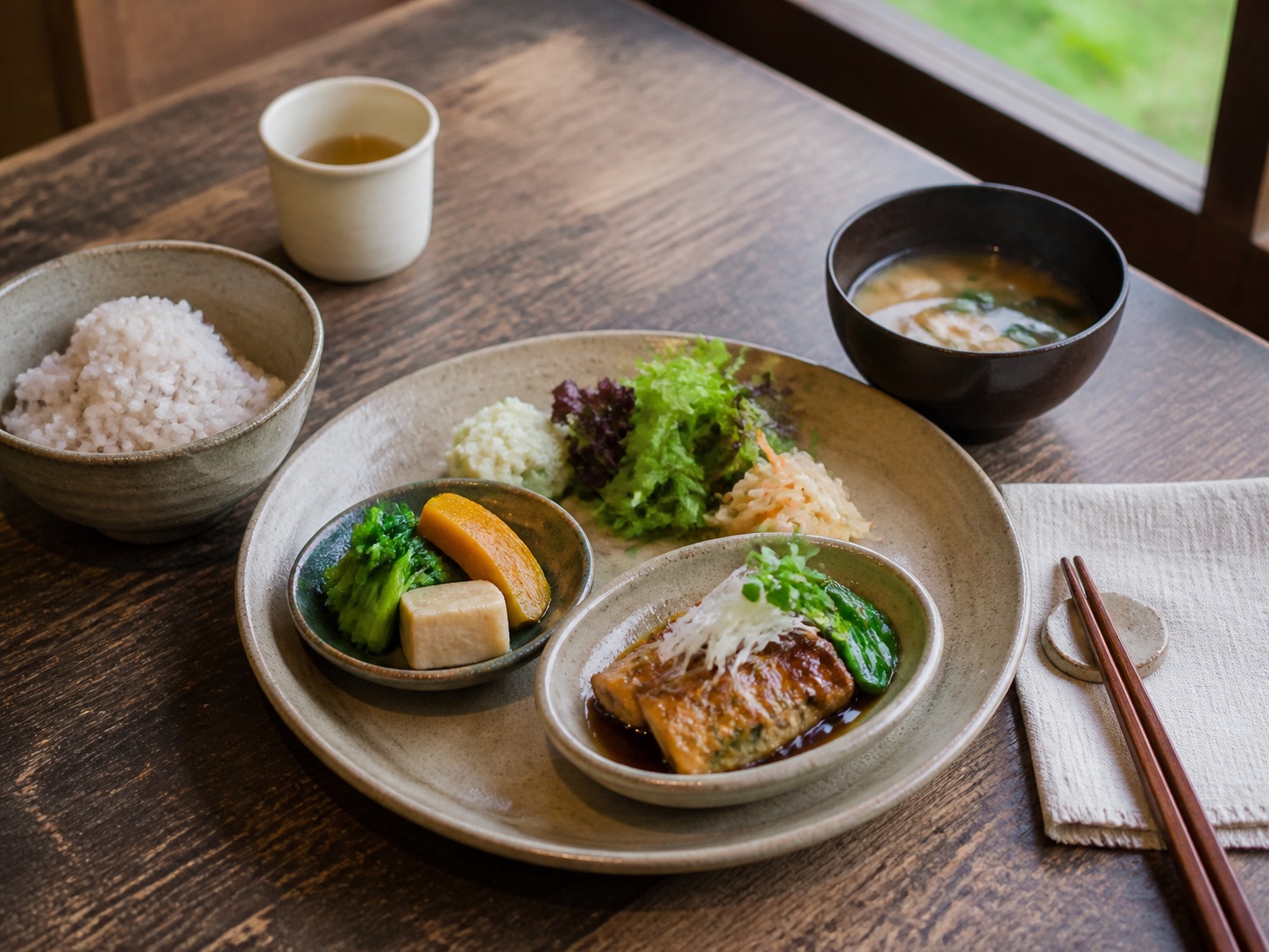 手作りのランチ